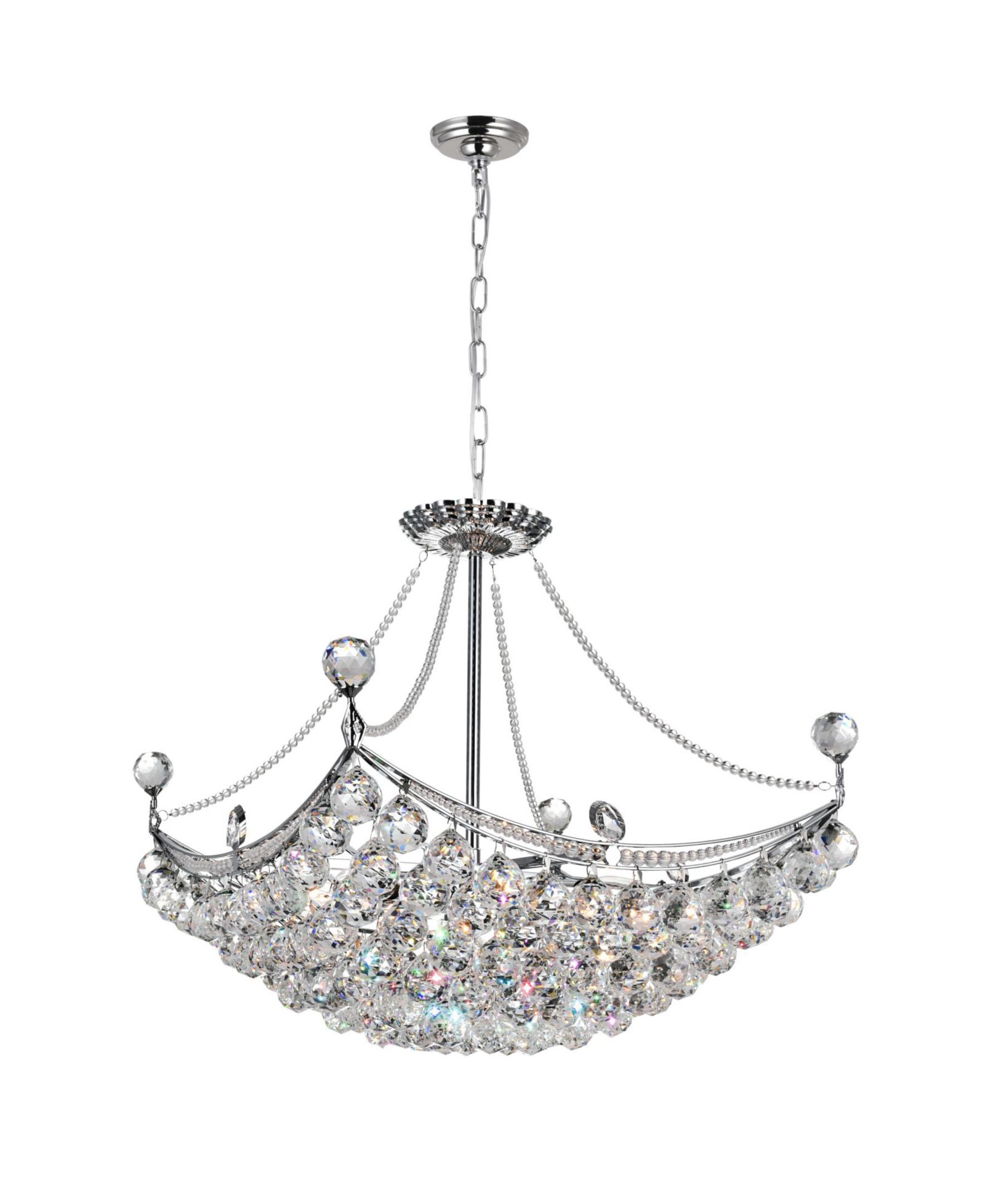 CWI Lighting Люстра Jasmine 8 Light Chandelier