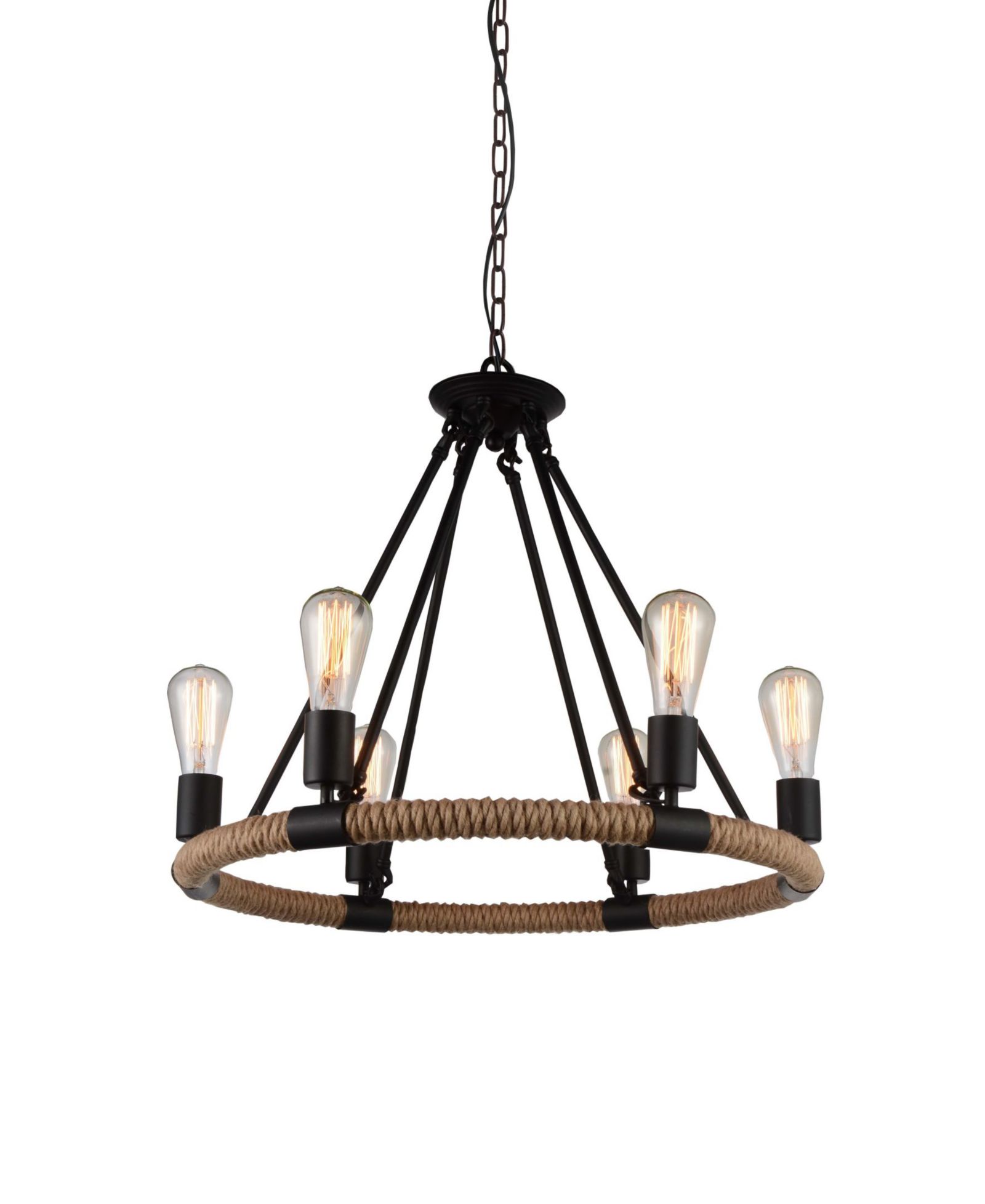 Люстра CWI Lighting Ganges 6 Light Chandelier
