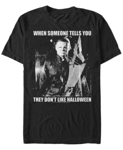 Мужская футболка Halloween 2 Michael Myers Mood с коротким рукавом