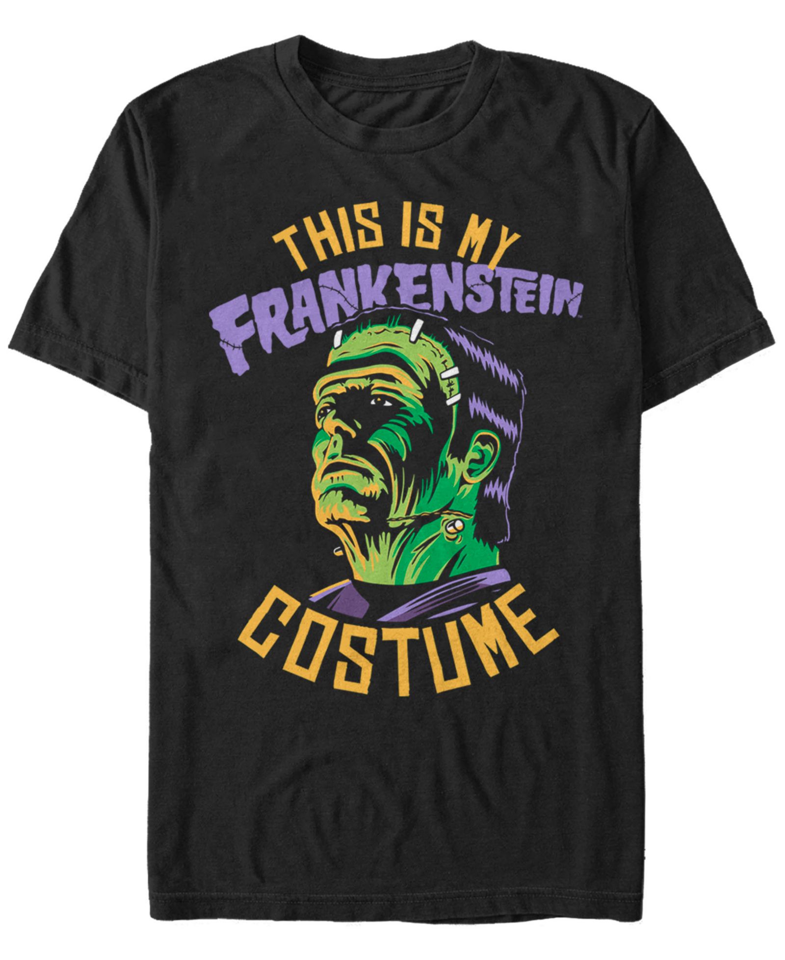 Universal Monsters Men's Frankenstein Halloween Costume Short Sleeve T-Shirt