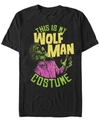 Мужская футболка Universal Monsters My Wolfman Halloween с коротким рукавом