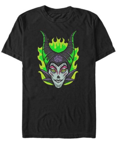 Мужская футболка Disney Villains Maleficent Sugar Skull Short Sleeve