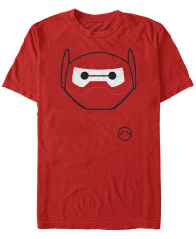Мужская футболка Disney Big Hero 6 Baymax Mask Short Sleeve T-Shirt