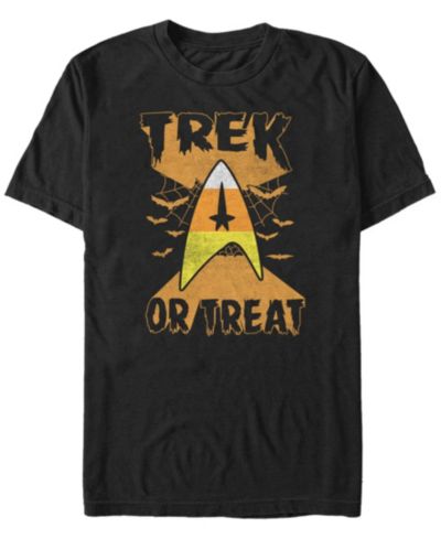 Мужская футболка Star Trek Trek or Treat Candy Corn Badge Halloween Short Sleeve