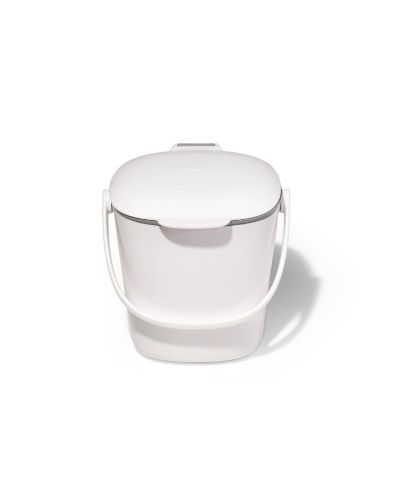 OXO Easy Clean 0.75 Gallon Compost Bin, White