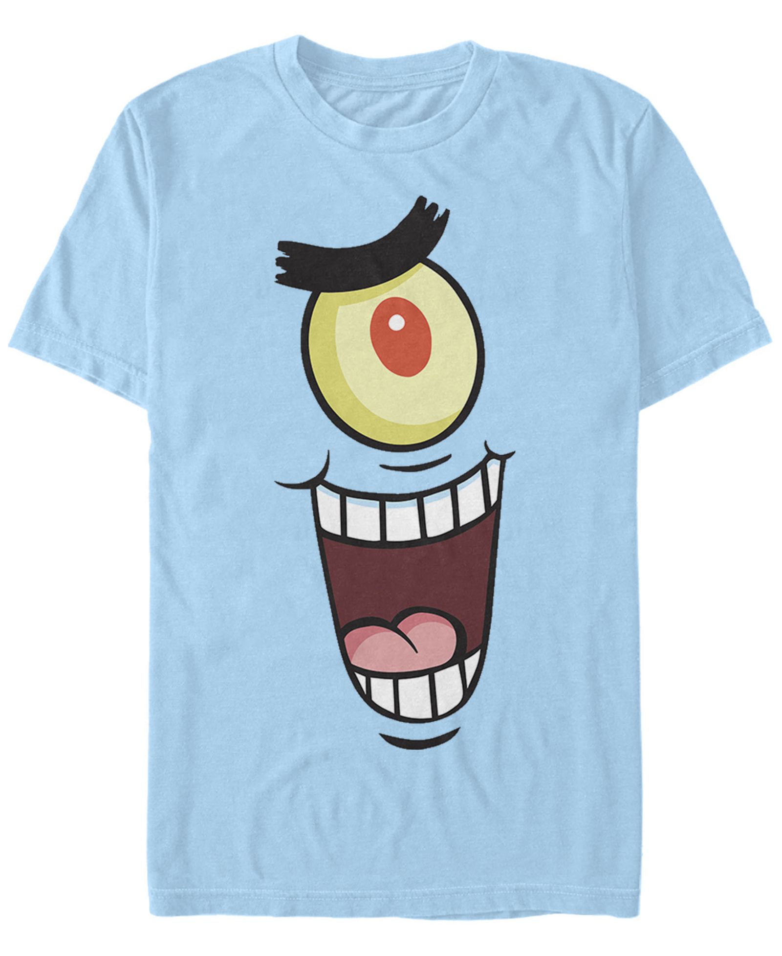 Мужская футболка Nickelodeon SpongeBob Square pants Plankton Big Face