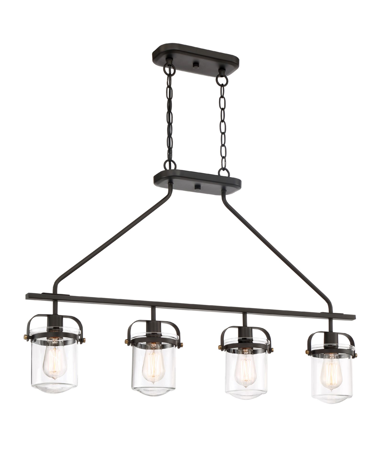 Designers Fountain Jaxon 4 Light Linear Chandelier