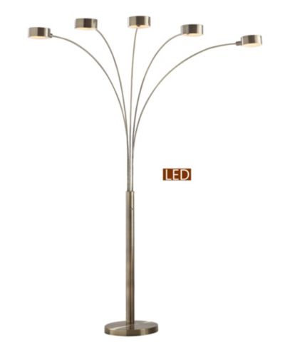 Artiva USA Micah LED 5-Arch Floor Lamp W/Dimmer