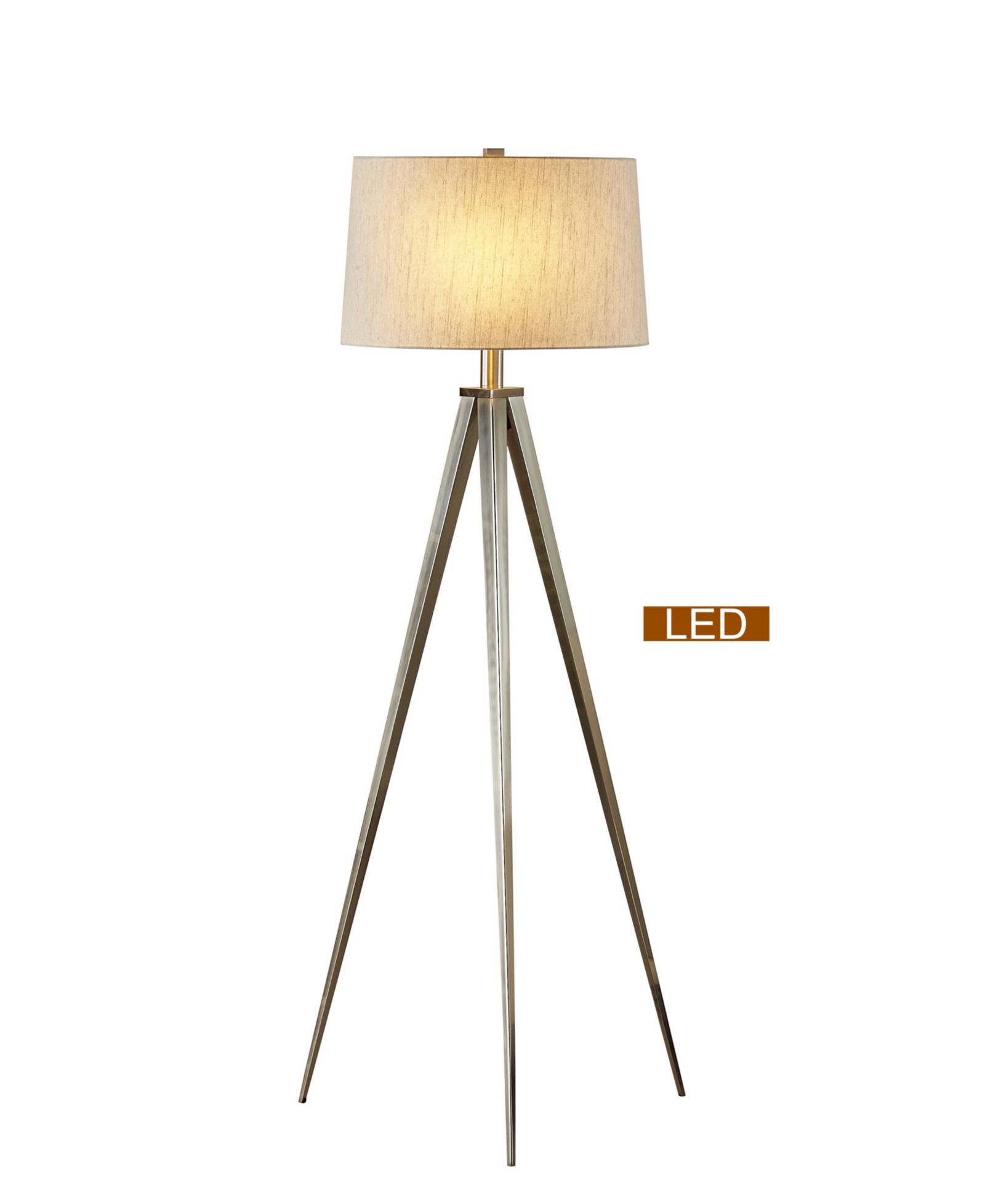 Artiva USA Hollywood 63" LED Tripod Floor Lamp with Dimmer