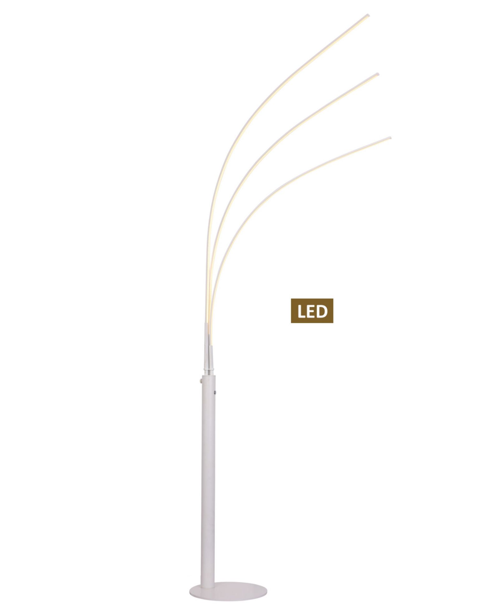 Artiva USA Aurora 92" LED Arch Tree Floor Lamp, Touch Dimmer