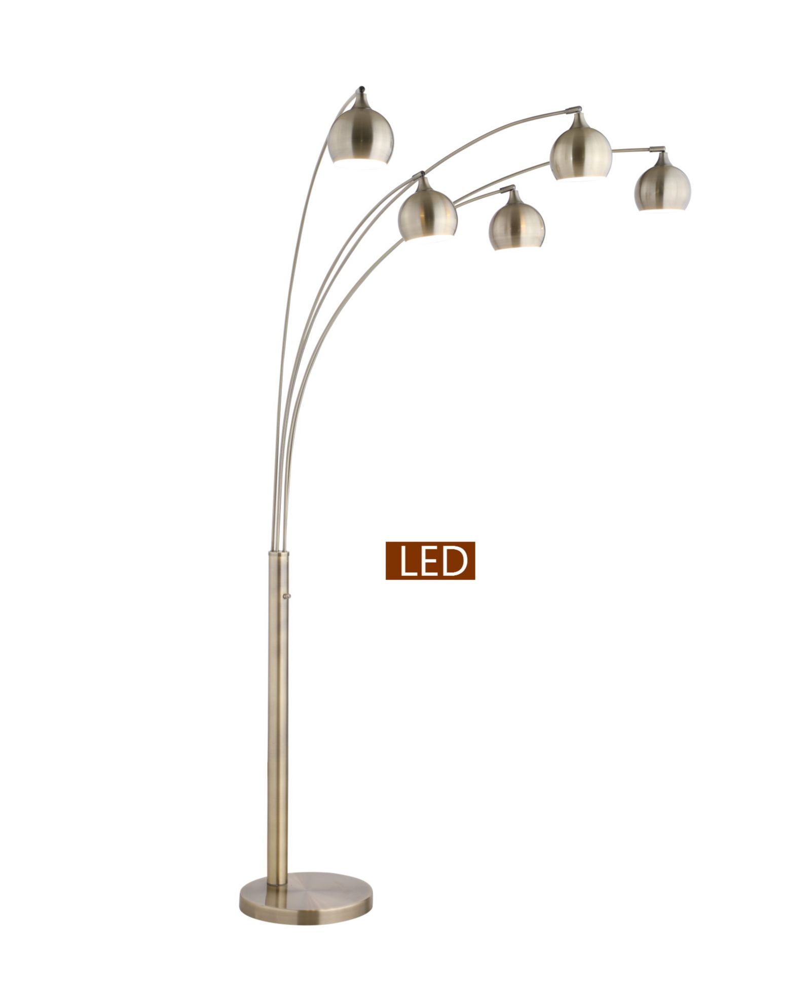 Artiva USA Amore 86" LED Arch Floor Lamp with Dimmer
