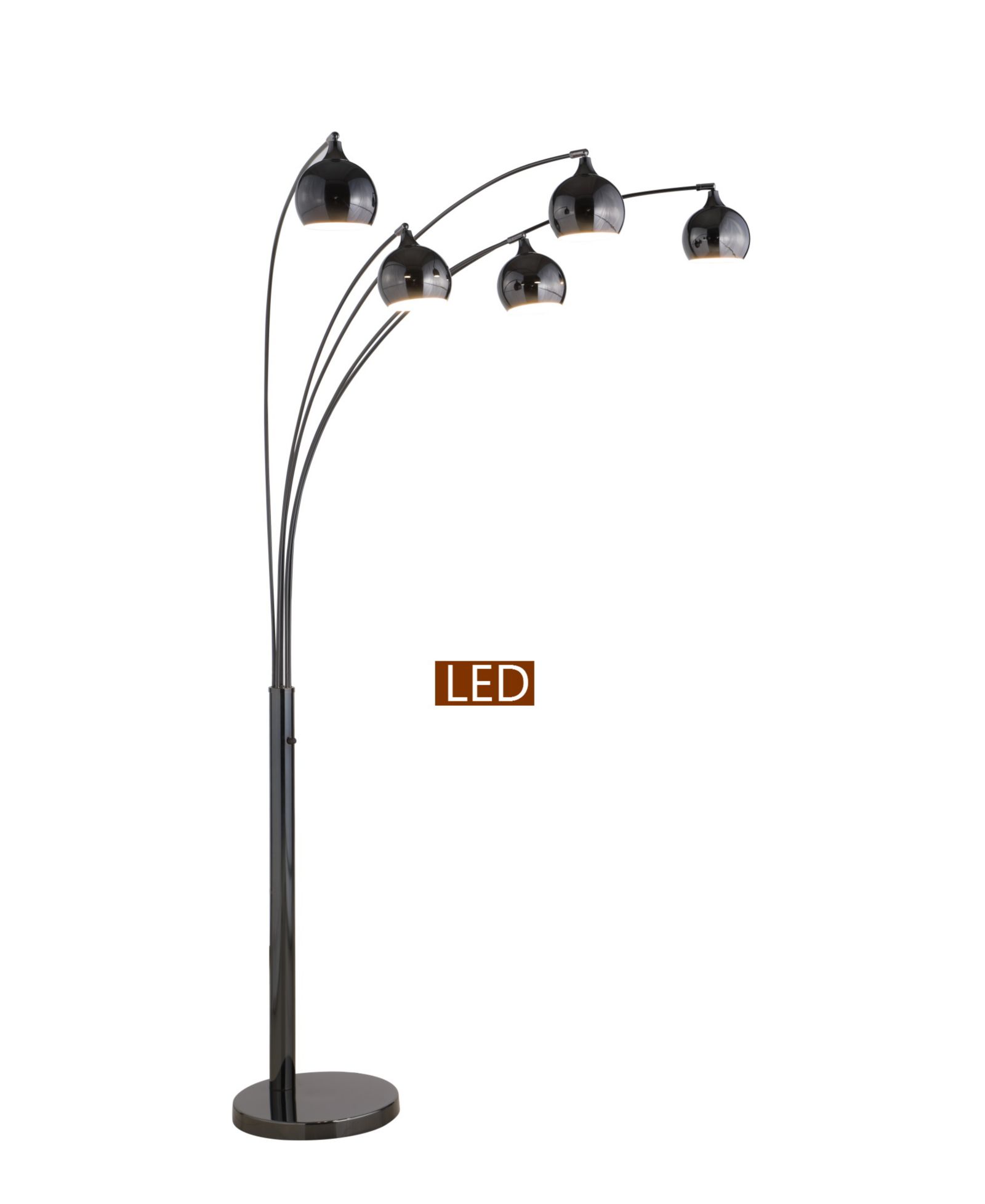 Artiva USA Amore 86" LED Arch Floor Lamp with Dimmer