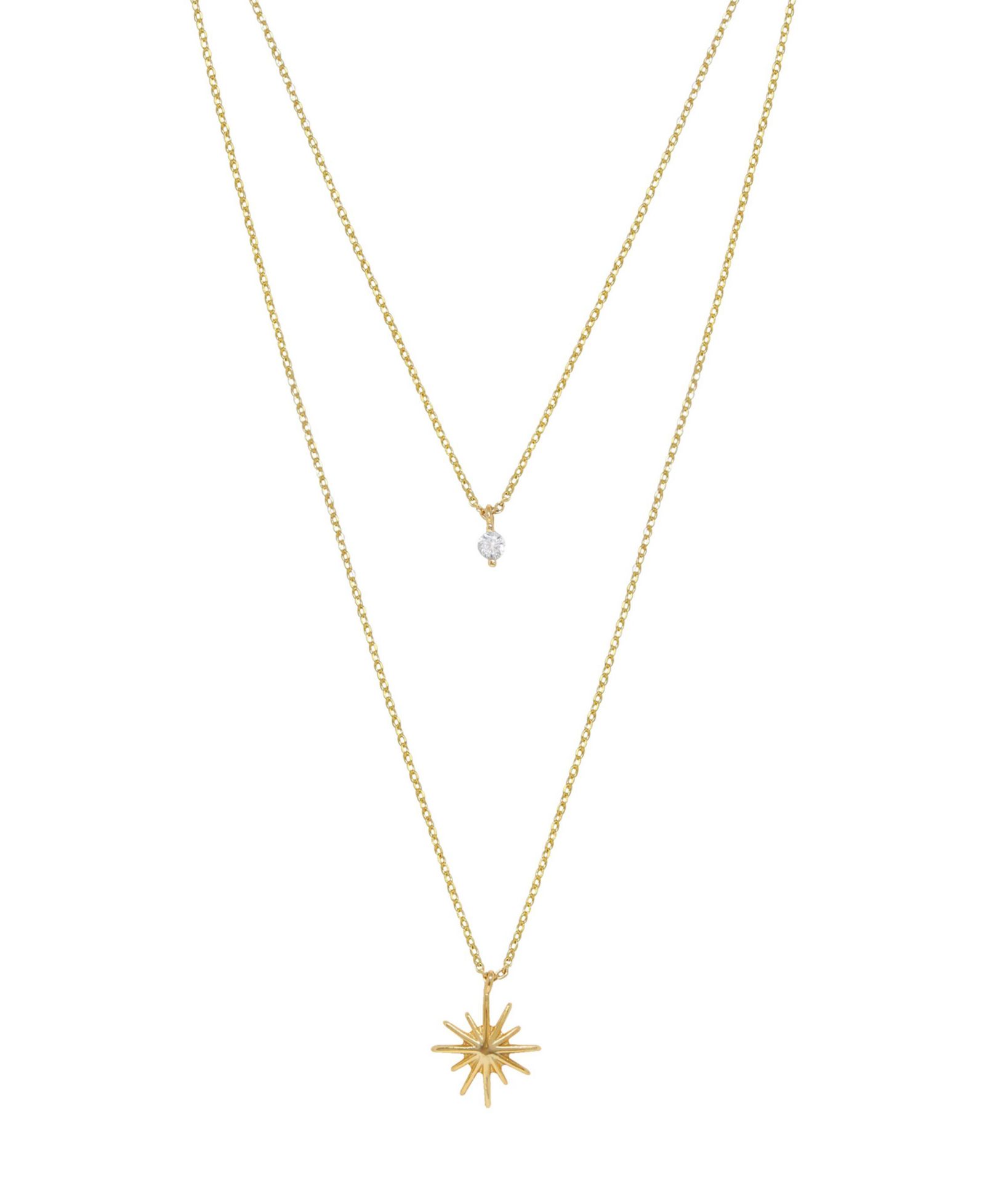 Колье ETTIKA Layered Starburst Crystal