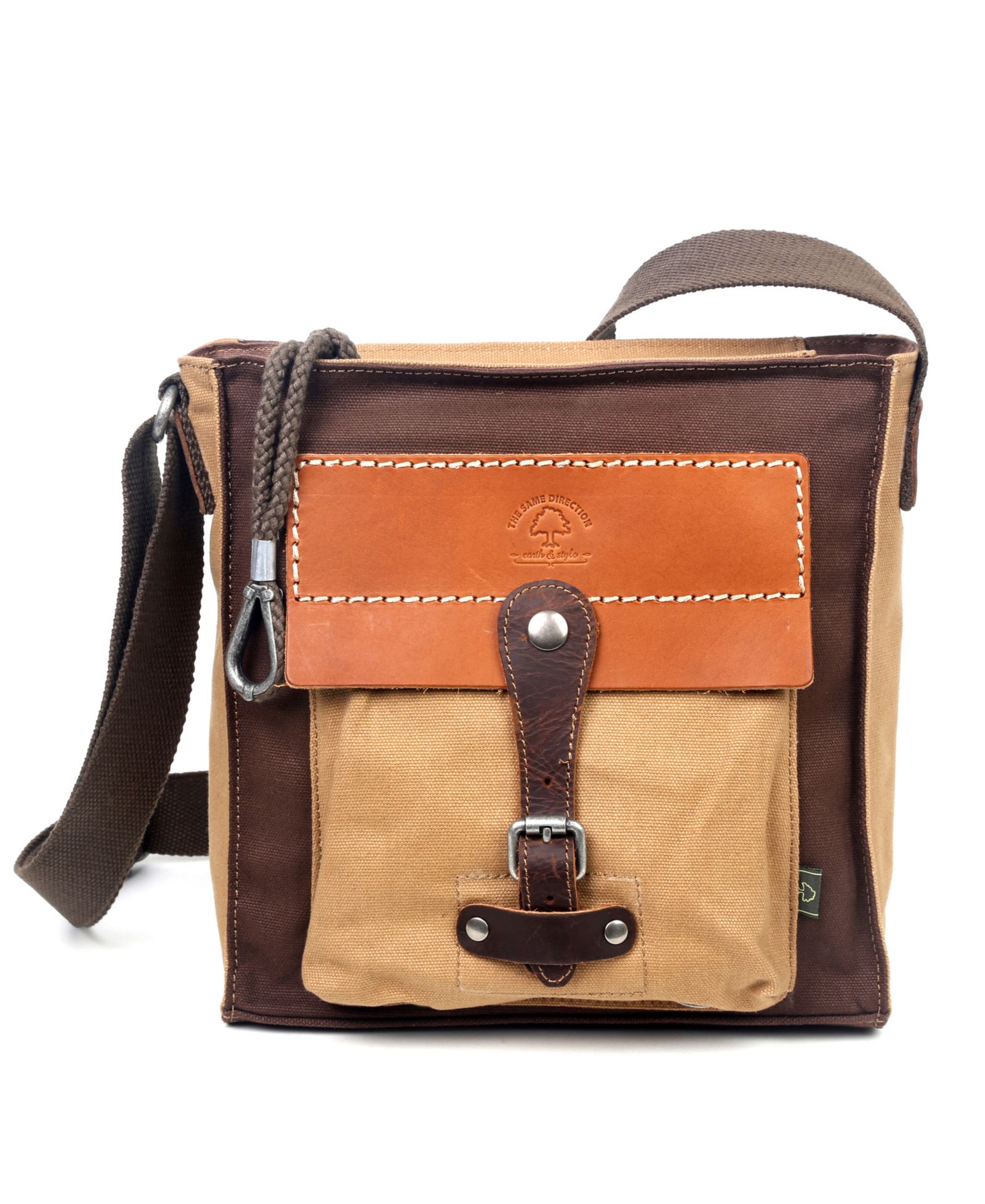 TSD BRAND Сумка через плечо Hidden Woods Canvas Crossbody Bag
