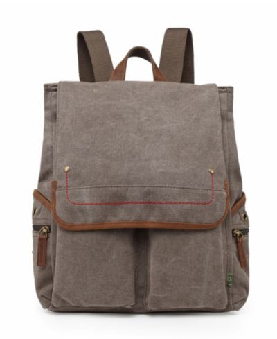 TSD BRAND Atona Canvas Backpack