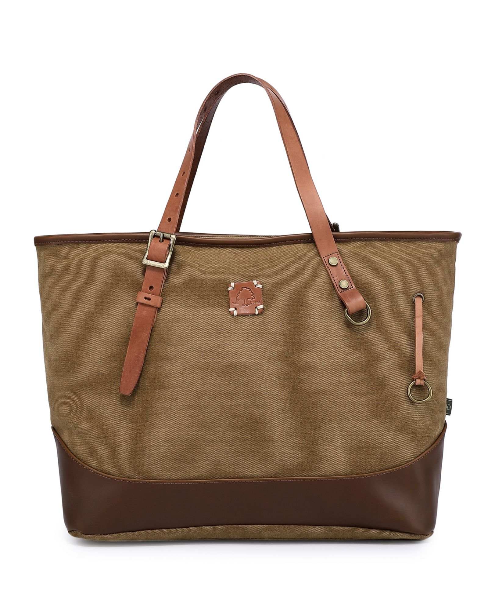 TSD Brand Redwood Canvas Shopper Bag