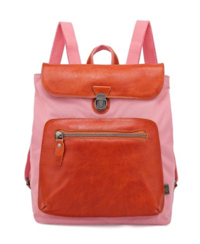 TSD BRAND Valley Trail Coated Canvas Backpack
