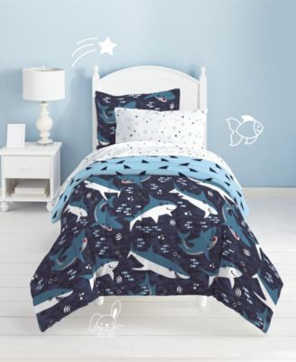 Dream Factory Sharks 5-Piece Comforter Set, Twin