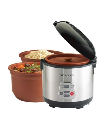 VitaClay рисоварка и медленноварка 2 в 1, 4.2 QT