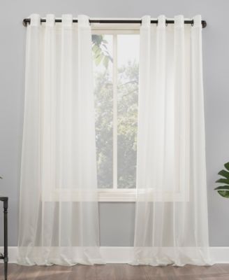 Sheer Voile Grommet Curtain Panel