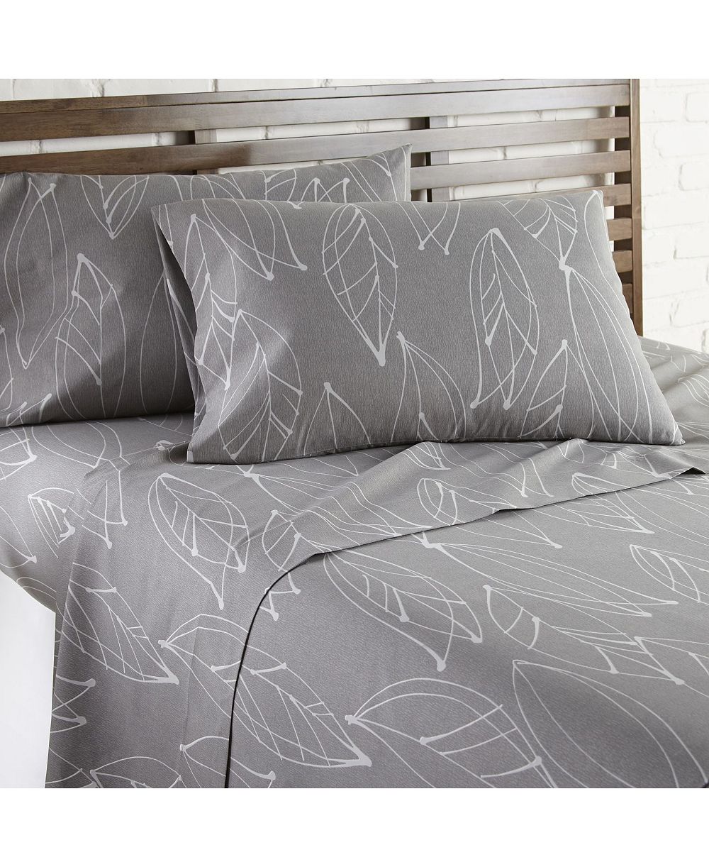 Комплект постельного белья Southshore Fine Linens Modern Foliage Ultra Soft 4-Pc., Twin XL