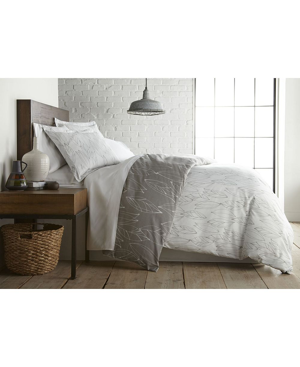 Southshore Fine Linens комплект постельного белья Modern Foliage Ultra Soft Duvet Cover Set, King