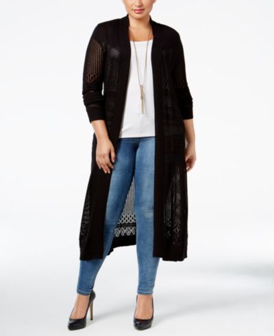 Бесшовный кардиган Belldini Plus Pointelle-Stitch Duster