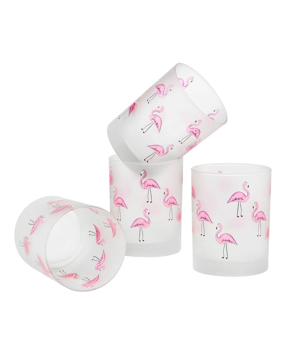 Culver Flamingos Набор стаканов 14-oz, 4 шт.