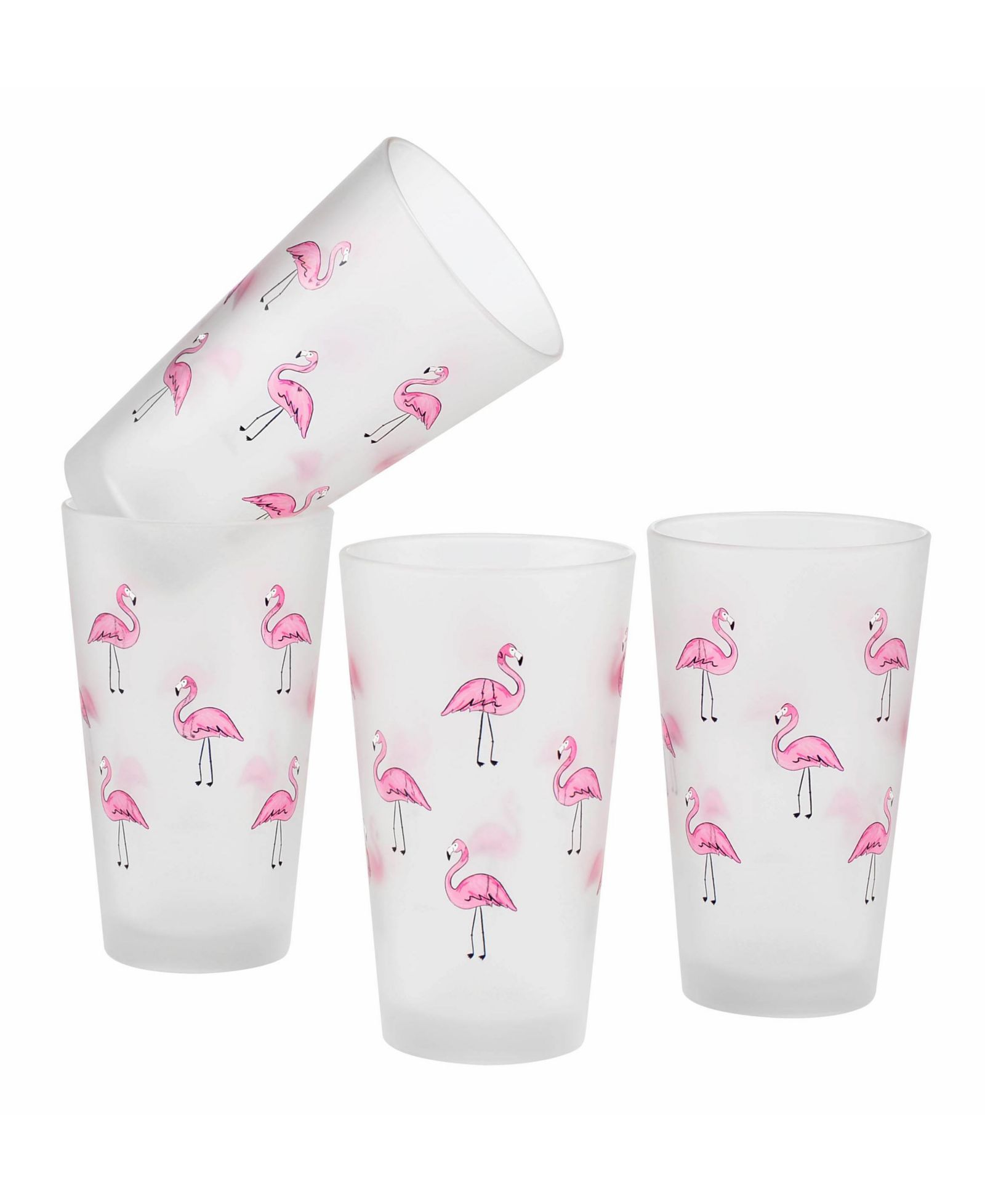 Culver Flamingos Набор стаканов для пива 16-Ounce, 4 шт