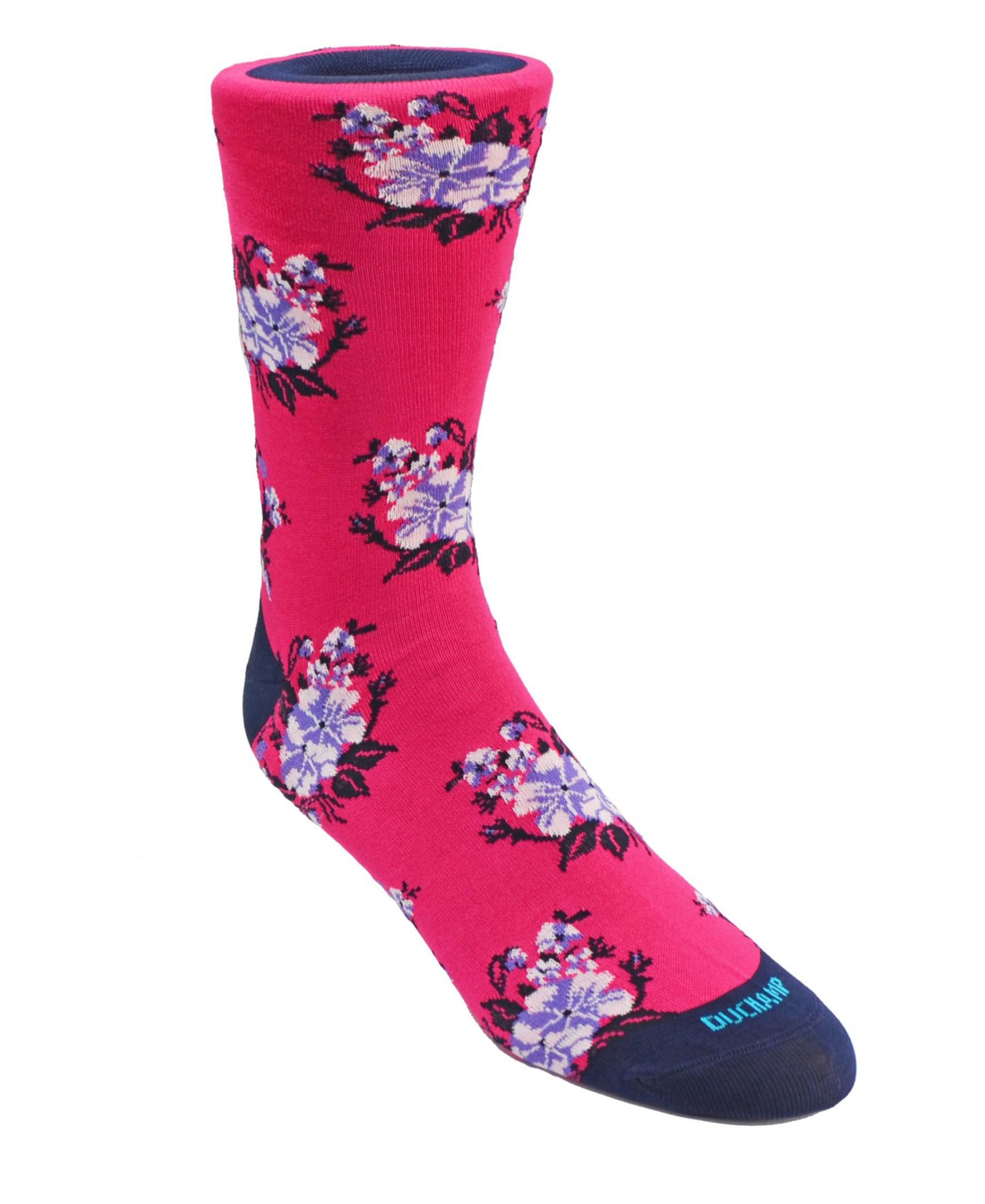 Duchamp London Men's Floral Dress Sock