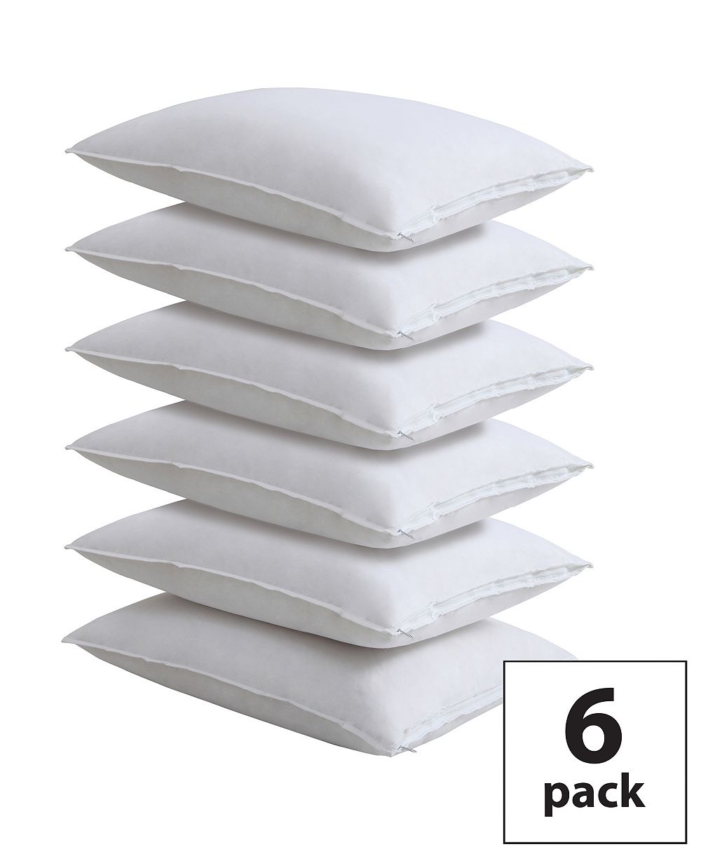Fresh Ideas 100% Cotton 6-Pack Pillow Protectors, Standard