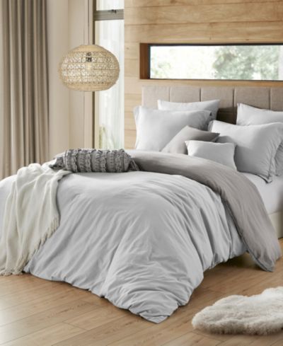 Комплект из 2 шт. пододеяльник Cathay Home Inc. Ultra Soft Reversible Crinkle, Twin/Twin XL