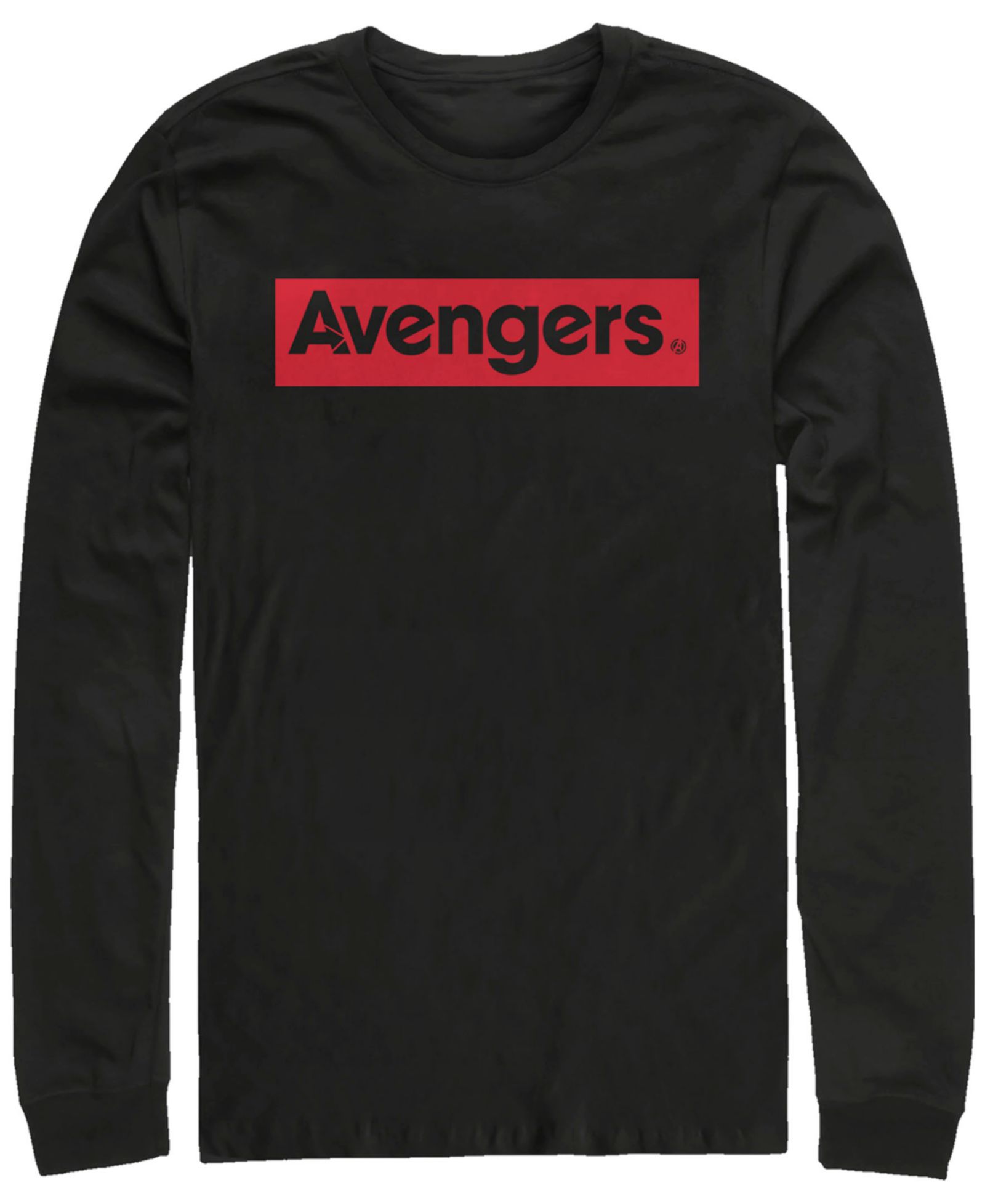 Marvel Men's Avengers Classic Logo, Long Sleeve T-shirt