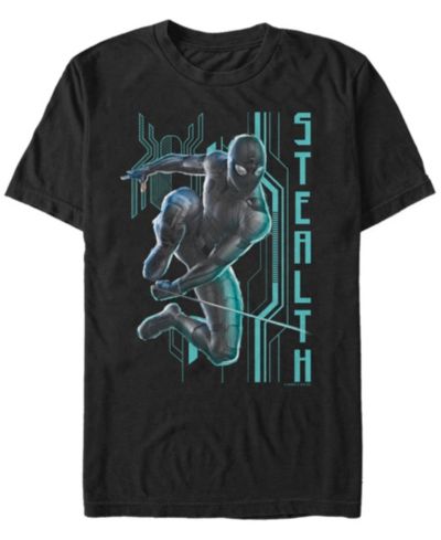 Мужская футболка Marvel Men's Spider-Man Far From Home Stealth Suit Jump с коротким рукавом
