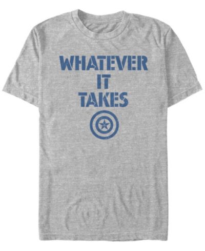 Мужская футболка Marvel Avengers Endgame Captain America Logo Short Sleeve