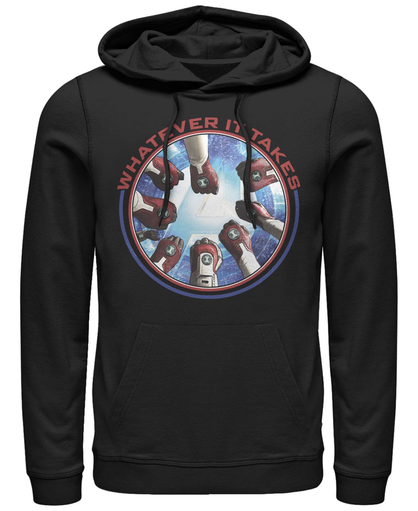 Мужской худи Marvel Avengers Endgame Whatever It Takes Fist Bump Pullover