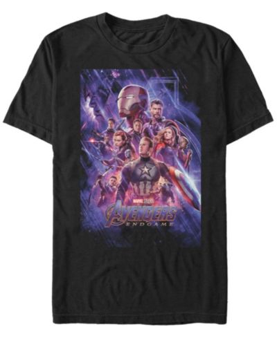 Мужская футболка Marvel Avengers Endgame Galaxy, с коротким рукавом