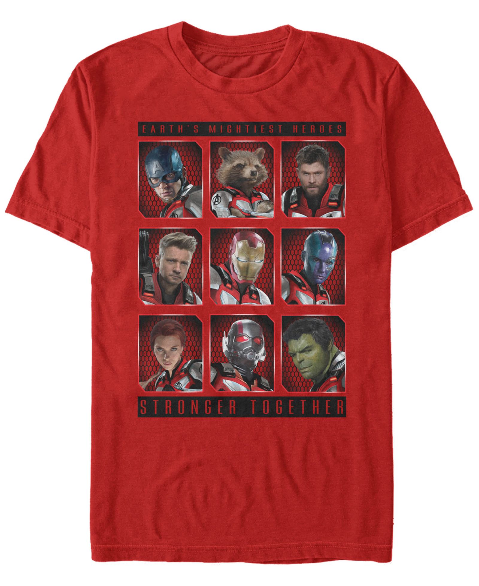 Marvel Men's Avengers Endgame Earth's Mightiest Heroes, Short Sleeve T-shirt