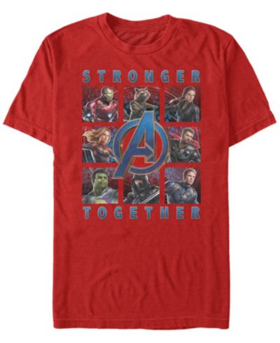 Marvel мужская футболка Avengers Endgame Stronger Together Short Sleeve