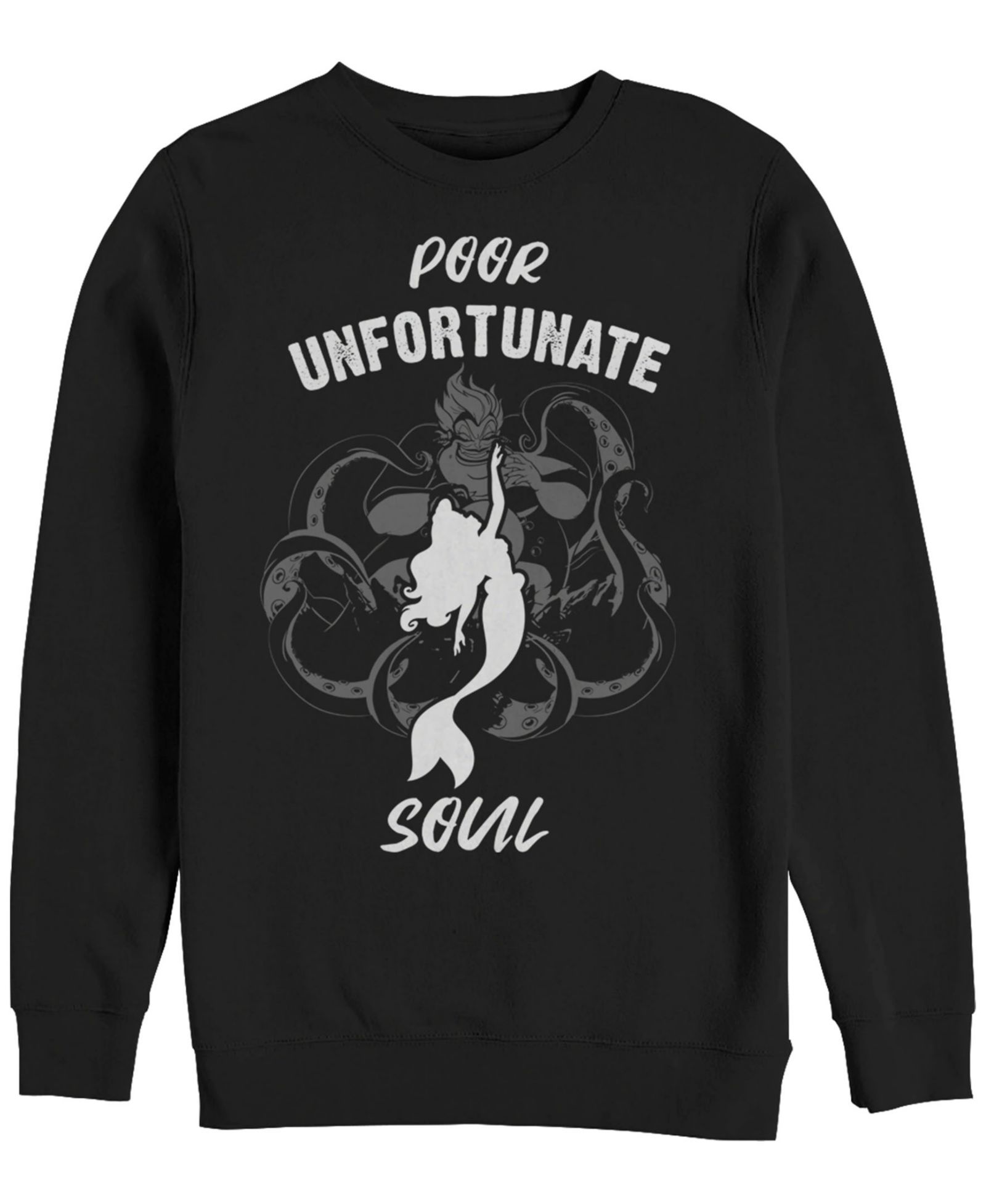 Свитшот Fifth Sun Disney Men's Little Mermaid Unfortunate Soul Fleece