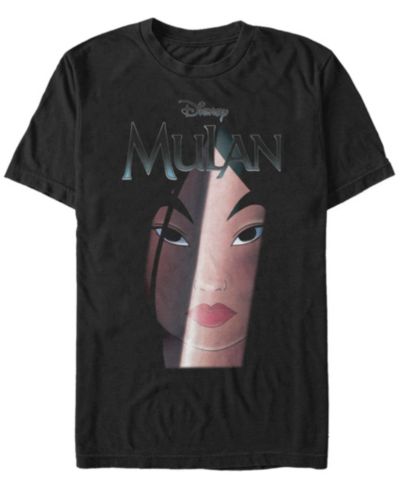 Мужская футболка Disney Mulan Big Face Shadow с коротким рукавом