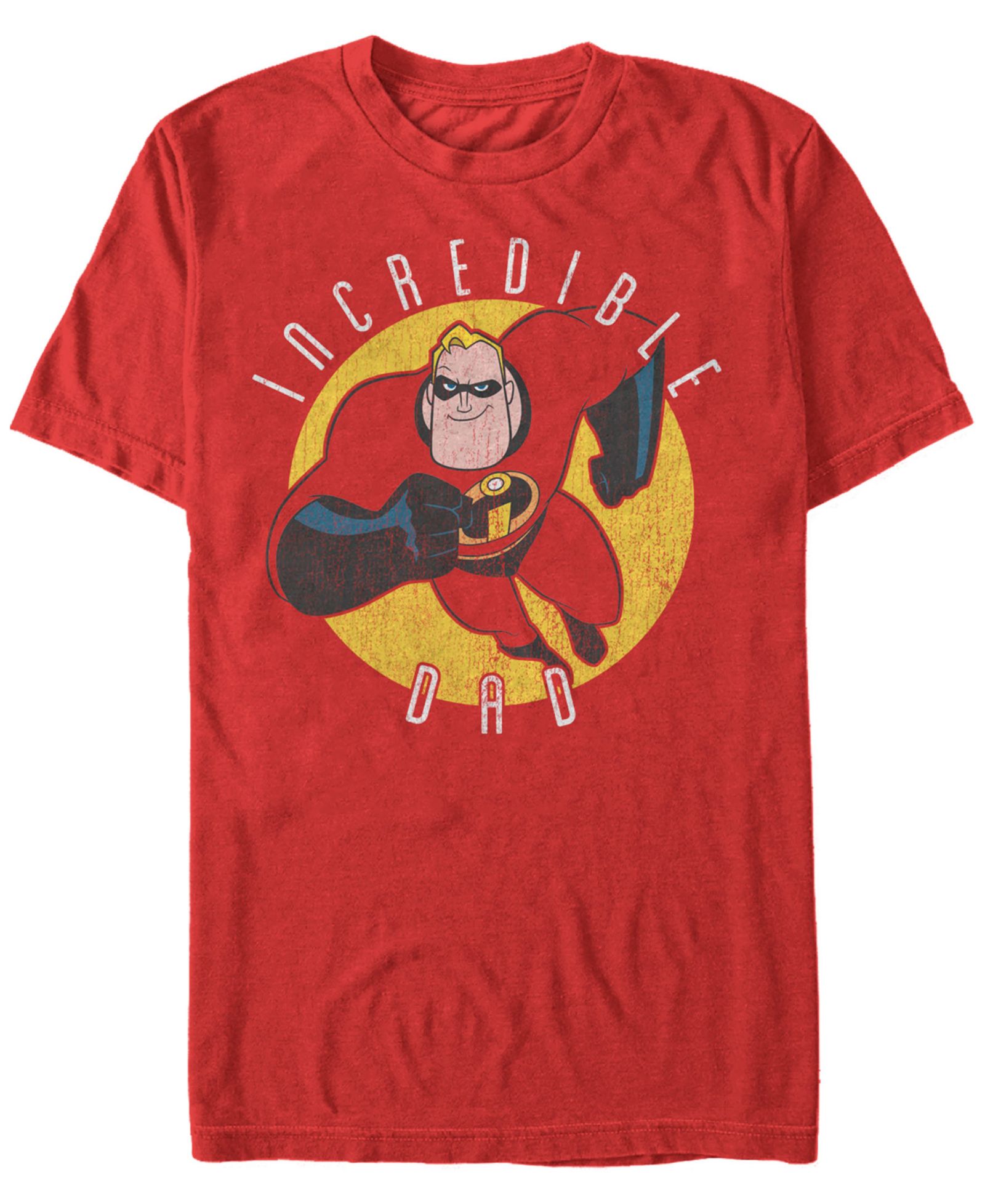 Мужская футболка Disney Pixar Incredibles Super Dad с коротким рукавом