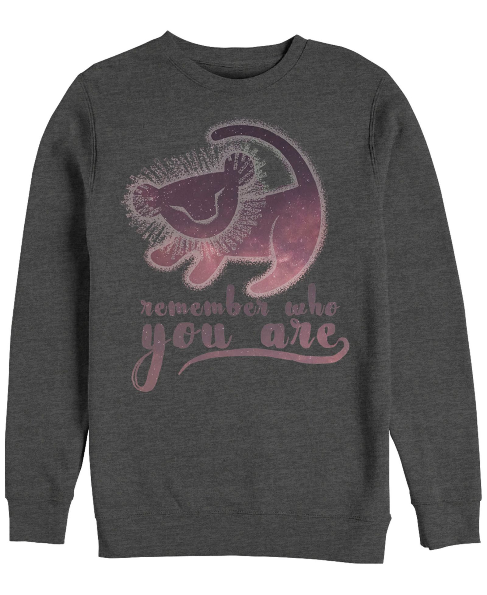 Мужская флисовая кофта Disney Lion King Simba Remember Painting, Crewneck