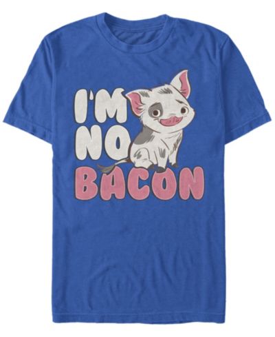 Disney Мужская футболка с коротким рукавом Moana Pua Cute I'm No Bacon