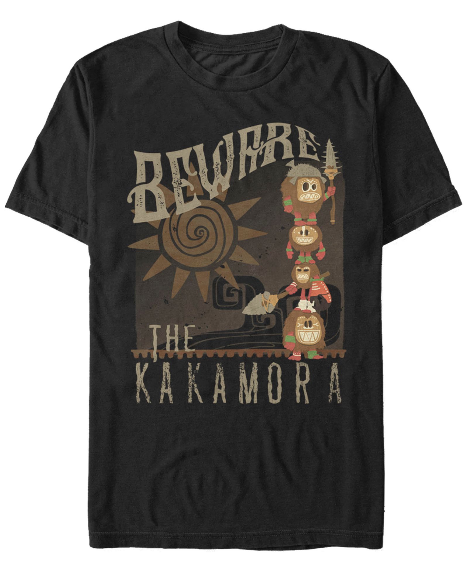 Disney Men's Moana Beware of the Kakamora, Short Sleeve T-Shirt