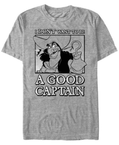 Disney Мужская футболка Peter Pan Captain Hook, Short Sleeve