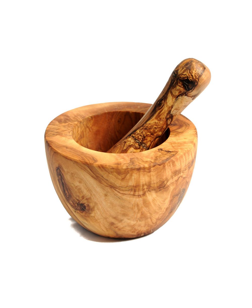 Ступка и пестик BeldiNest Olive Wood Flat Edge