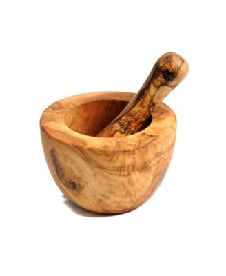 Ступка и пестик BeldiNest Olive Wood Flat Edge