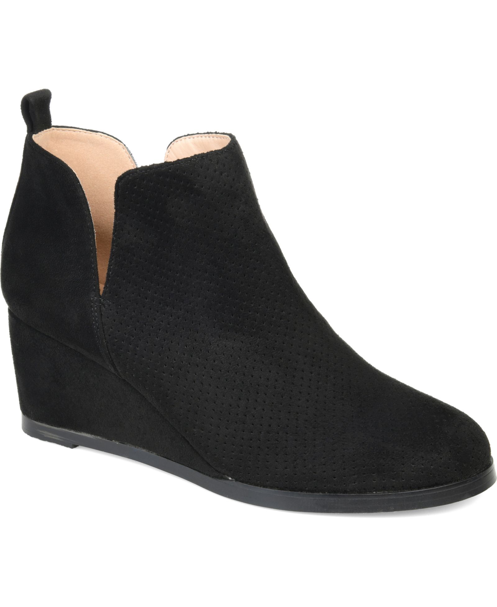 Journee Collection Women's Mylee Pull On Wedge Booties