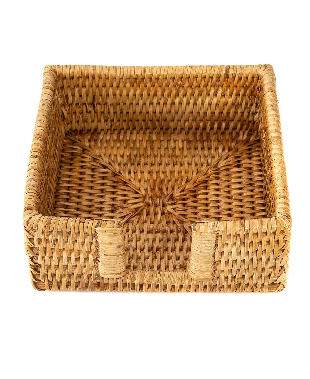Подставка для коктейльных салфеток из ротанга Artifacts Rattan с прорезью Artifacts Trading Company